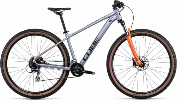 Cube Aim Race silver´n´orange 2022 29"; Diamant