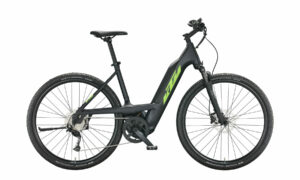 KTM MACINA CROSS 510 black matt (green+grey) 2022 28"; 500 Wh Wave