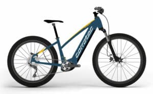 Corratec E-Power X Vert Race Trapez Blau/Mango 2023 29";/27