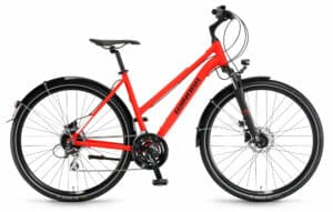 Winora Domingo 24 Sport Red matte 2024 28"; Trapez