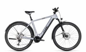 Cube Nuride Hybrid EXC 750 Allroad polarsilver´n´black 2023 28"; 750 Wh Diamant