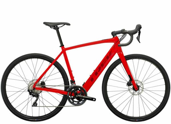 Trek Domane+ AL 5 Viper Red 2023 28"; 250 Wh Diamant