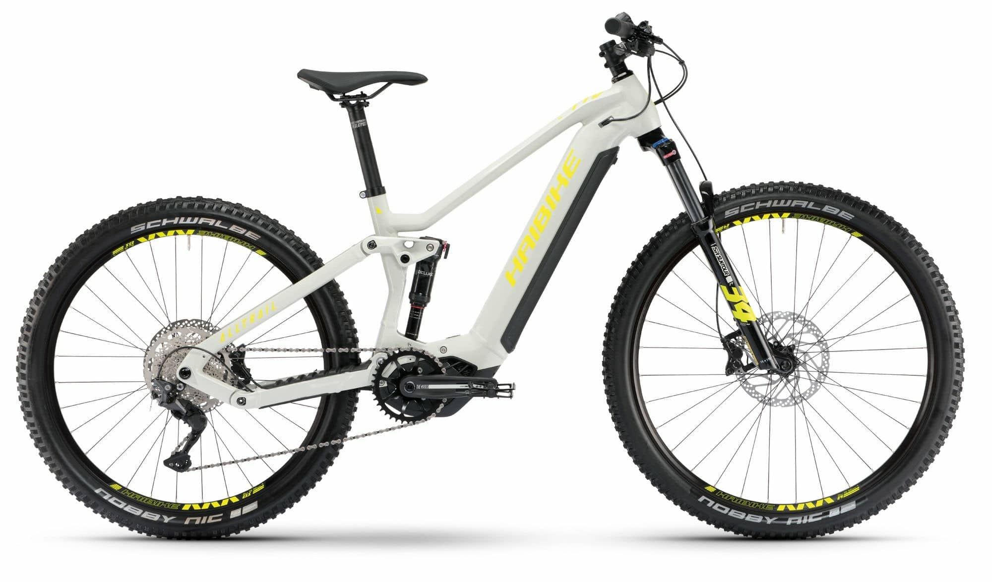 Haibike AllTrail 3 grey/neon yellow - gloss 2024 29";/27