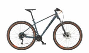 KTM CHICAGO 291 metallic grey matt (black+orange) 2023 29"; Diamant