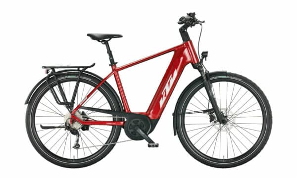 KTM MACINA TOUR P510 chrome red (silver+black) 2022 28"; 500 Wh Diamant