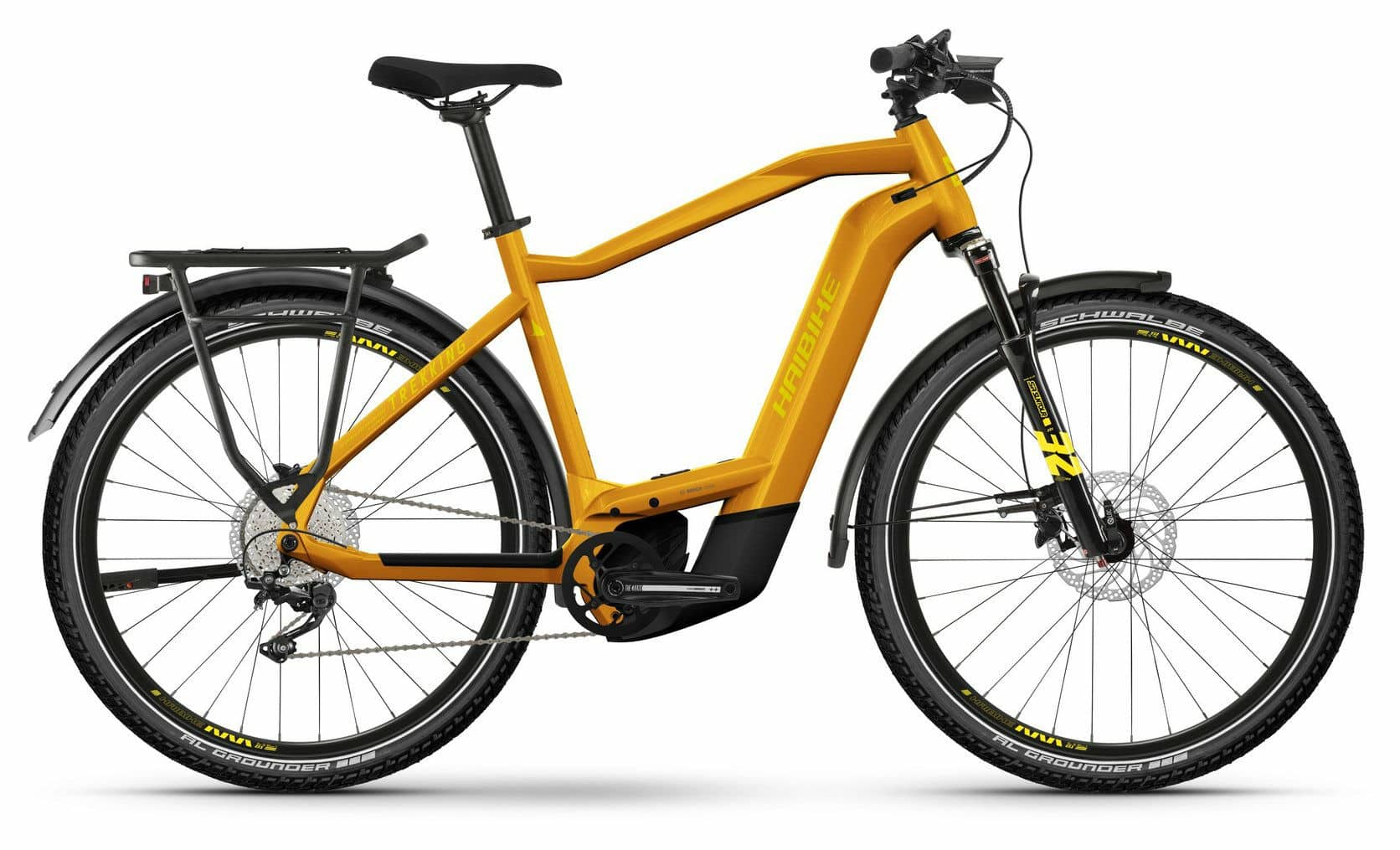 Haibike Trekking 8 metal lava/yellow-gloss 2023 27