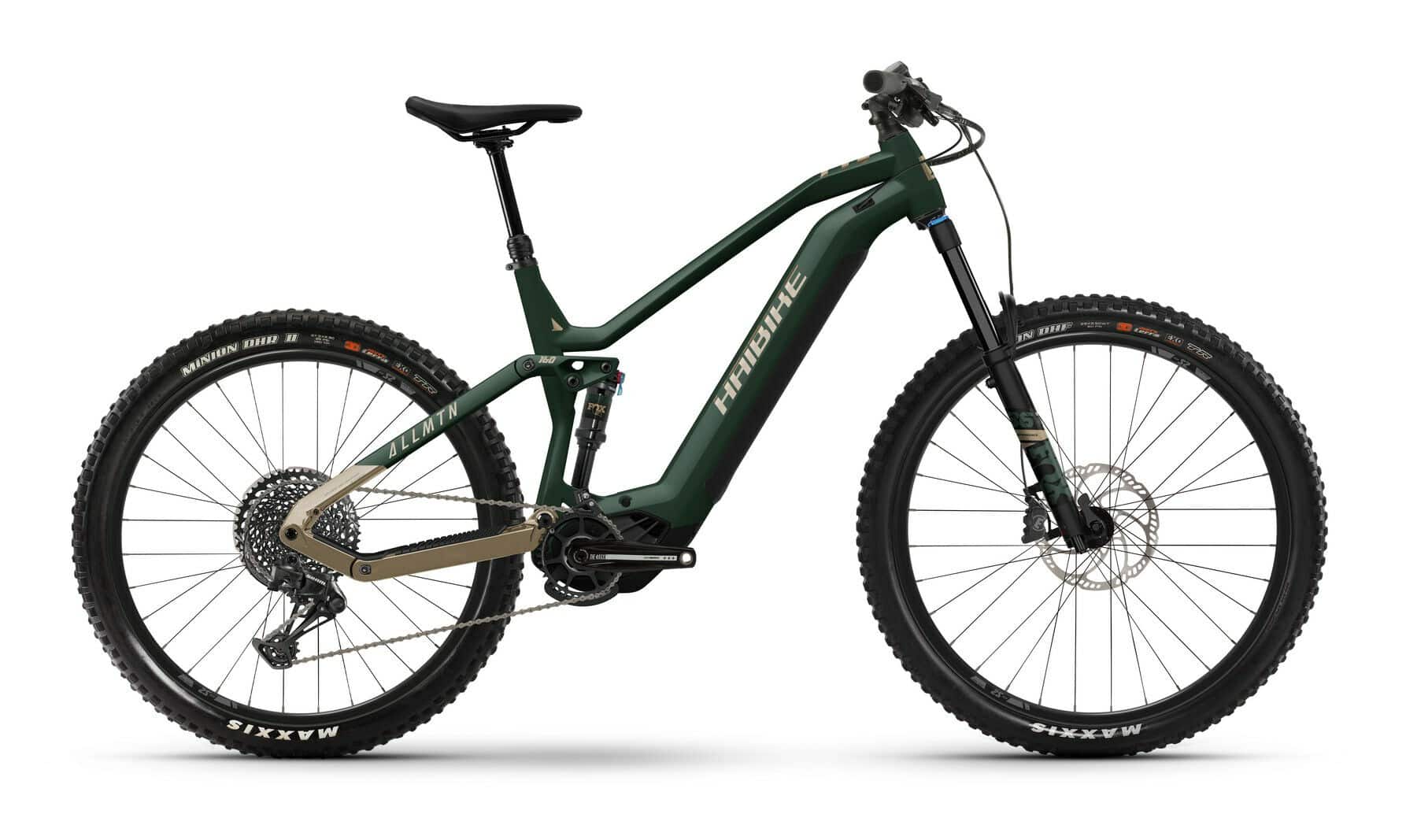 Haibike AllMtn 7 matte-gloss green/caramel/black 2022 29";/27